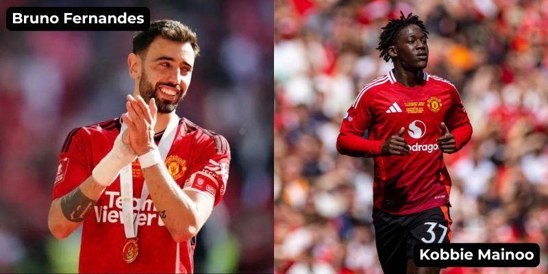 Vai trò của Bruno Fernandes và Kobbie Mainoo